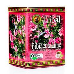 Chá TRIBAL Orgânico Hibiscus, Mate e Limão Com 15 Saquinhos 30g