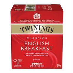 Chá Preto TWININGS Com 10 Saquinhos 20g