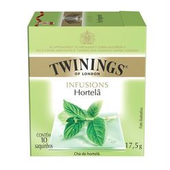 Chá TWININGS hortelã Com 10 Saquinhos 17.5g