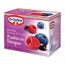 Chá Dr Oetker Groselha Negra, Mirtilo E Framboesa Com 10 Saquinhos 10g