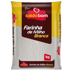 Farinha de Milho CALDO BOM Branca 1kg