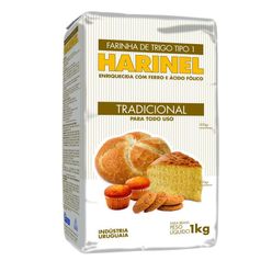 Farinha de Trigo Uruguaia HARINEL 1kg