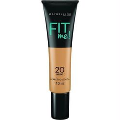 Corretivo Maybelline Líquido Fit Me! Médio 20 10ml