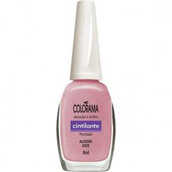 Esmalte Colorama Cintilante Algodão Doce 8ml