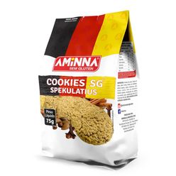 Biscoito AMINNA Cookies Spekulatius Sem Glúten 75g