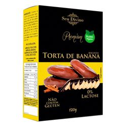 Biscoito SEU DIVINO Premium Torta de Banana sem Glúten e 0% Leite 120g