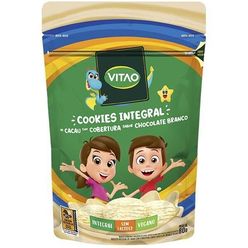 Cookies VITAO Integral Vegano Cacau com Cobertura de Chocolate Branco 80g