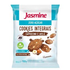 Cookies JASMINE Integral cappuccino e avelã Zero 150g