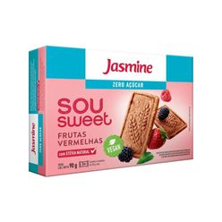 Biscoito JASMINE Sou Sweet Frutas Vermelhas Zero Açúcar 75g