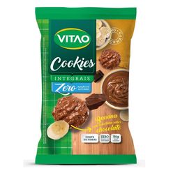 Biscoito VITÃO Cookies Integrais Banana com Cobertura de Chocolate Zero Adição de Açúcares 80g