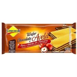 Biscoito LOWÇUCAR Wafer Chocolate e Avelã Zero Adição de Açúcar 115g