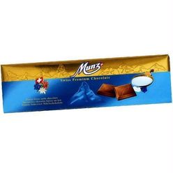 Chocolate Suíço MUNZ Premium ao Leite 300g