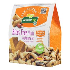 Mini Wafer Bites Free NATURAL LIFE Paçoquinha Fit Sem Glúten Vegano 70g