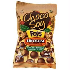 Chocolate CHOCO SOY Pops à Base de Soja sem Glúten e sem Lactose 40g