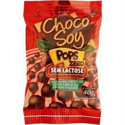 Chocolate CHOCO SOY Pops Zero sem Glúten e sem Lactose 40g