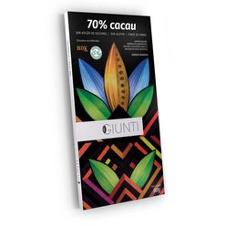 Chocolate GIUNTI 70% Cacau + Alfarroba Sem Glúten, Sem Adição de Açúcares Vegana 80g