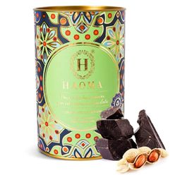 Paçoca de Amendoim com Cobertura de Chocolate HAOMA Livre de Açúcar 270g