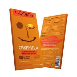 Chocolate COOKOA Caramelo com Açúcar de Coco sem Lácteos e Glúten 80g