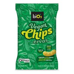 Snack BIO2 Vegan Chips Ervas Orgânico, Sem Glúten 40g