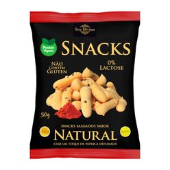 Snack SEU DIVINO Natural Vegano Sem Glúten, Sem Lactose 50g