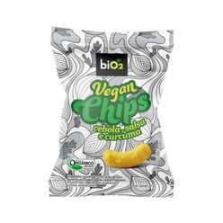 Salgadinho BIO2 Vegan Chips Cebola,Salsa e Cúrcuma Orgânico 40g