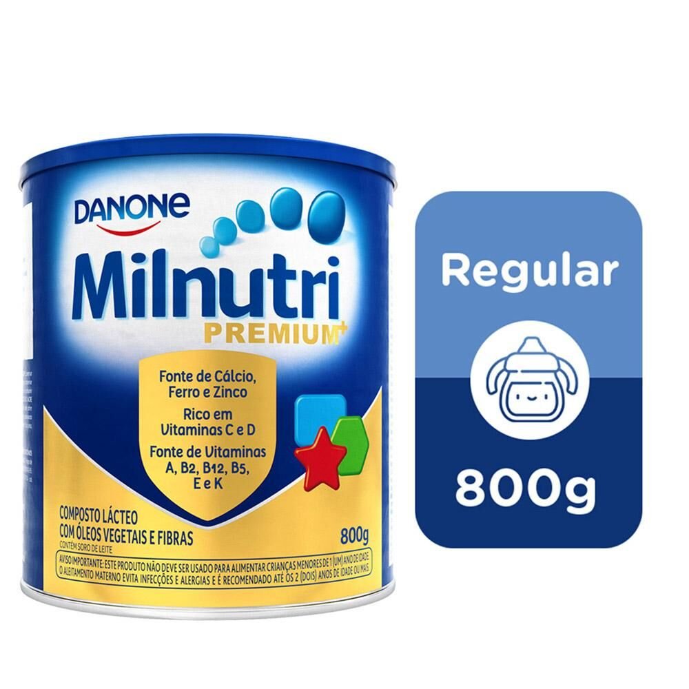 COMPOSTO LACTEO MILNUTRI 2 UNIDADES 800GR GRATIS JOGO