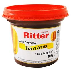 Doce RITTER cremoso banana 400g