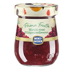 Geleia MENZ & GASSER Prima Frutta Mirtilo Vermelho 300g