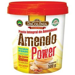 Pasta de Amendoim DA COLÔNIA Integral 500g