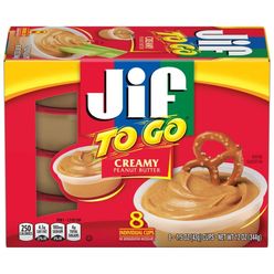 Manteiga de Amendoim JIF To Go Creamy 344g