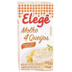 Molho ELEGÊ Lácteo 4 Queijos 200g