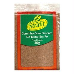 Cominho  STRAFIT com pimenta do reino 30g