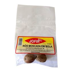 Noz Moscada JOFIR em Bola com 2 Unidades