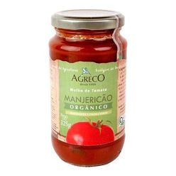 Molho de Tomate AGRECO Orgânico manjericão e cheiro verde 325g