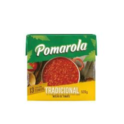 Molho De Tomate Pomarola Tradicional 520g