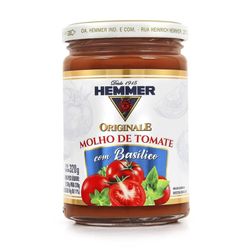 Molho de Tomate HEMMER Originale Basílico 320g