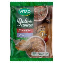 Mistura para Bolo de Caneca VITAO Chocolate Sem Glúten, Sem Lactose,Zero Adição de Açúcar 55g