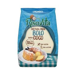 Mistura para Bolo RISOVITA Coco sem Glúten e sem Lactose 400g