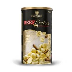 Proteína Beef Protein ESSENTIAL Suplemento proteico para atletas Banana com Canela sem  Glúten 420g