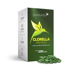 Suplemento alimentar Puravida Clorella Pemium 200 tablets