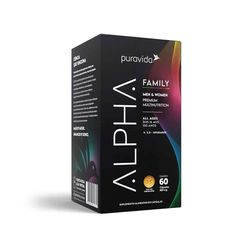 Suplemento PURA VIDA Alpha Family Premium com 60 Cápsulas