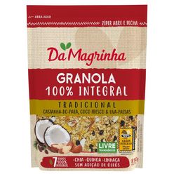 Granola DA MAGRINHA Frutas Pacote 850g