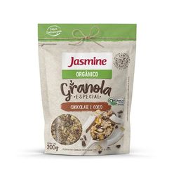 Granola JASMINE Orgãnico Chocolate e Coco Caixa 200g