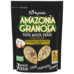 Granola DA MAGRINHA Amazônia Coconut e Brazil Nut Pacote 250g