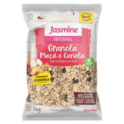 Granola JASMINE Integral Vegano Maça e Canela 1kg