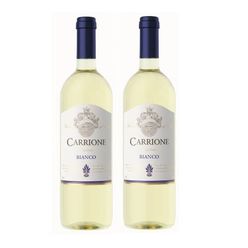 Kit 2 vinhos Vinho Branco Italiano Carrione 750ml