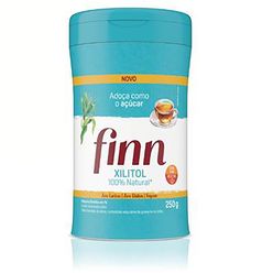 Adoçante FINN Xilitol Zero Lactose,Zero Glúten e Vegano 250g