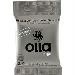 Preservativo Olla Large Com 3 Unidades