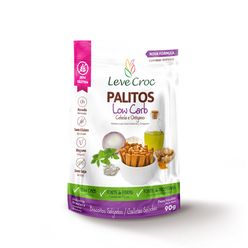 Biscoito LEVE CROC Palitos Low Carb Cebola e Orégano Vegano sem Leite,Ovos,Soja e Glúten 90g