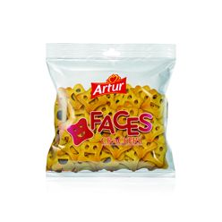 Biscoito ARTUR Crackers Faces 70g